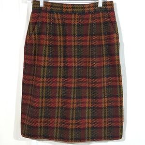 Vintage Norton McNaughton wool blend skirt